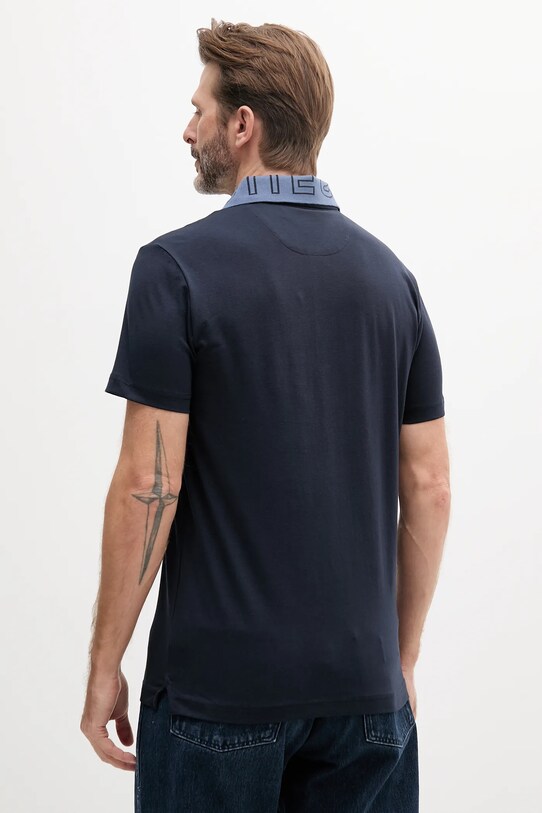 Πόλο Guess NOLAN M5GP66.J1314 σκούρο μπλε SS25