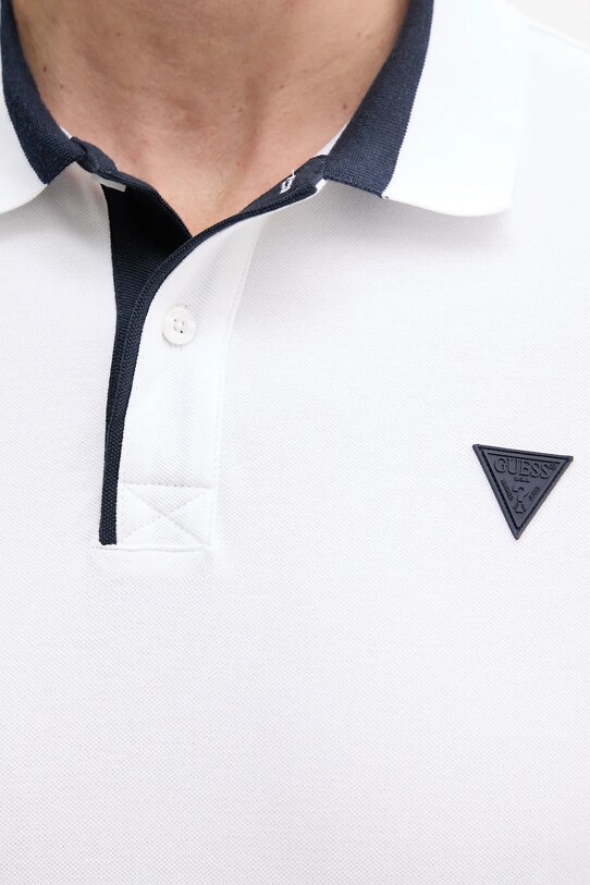 Guess tricou polo alb M5GP44.K7O64