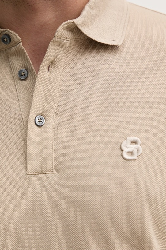 BOSS polo de bumbac 50533355 bej