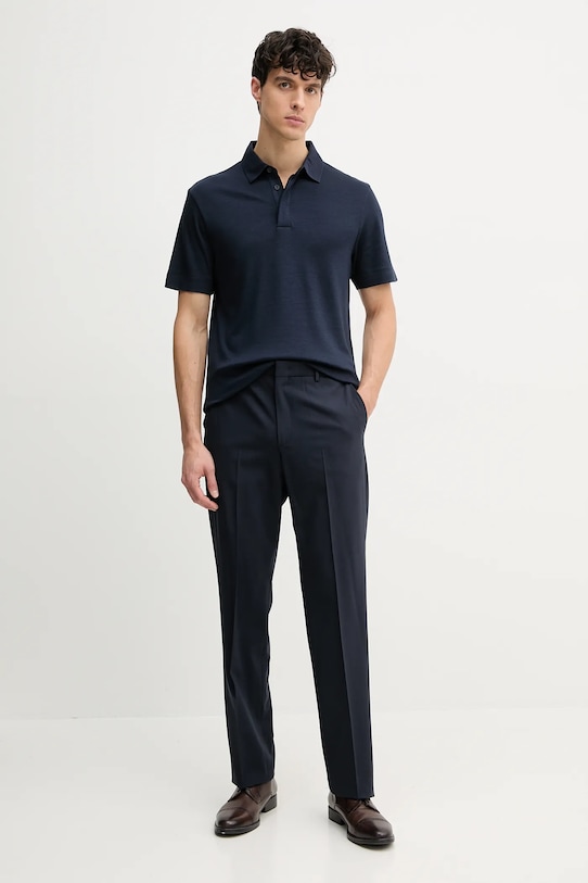 Polo tričko BOSS 50536667 námořnická modř SS25