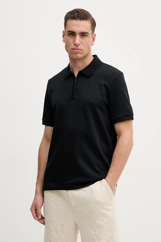 BOSS tricou polo negru 50537494