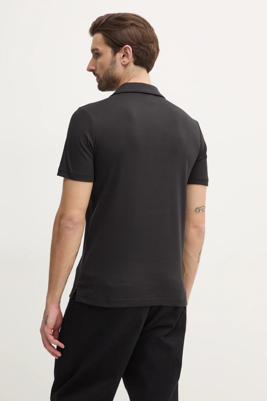 Odzież Calvin Klein polo bawełniane K10K114133 czarny