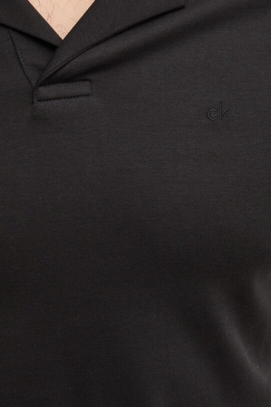 Calvin Klein polo bawełniane K10K114133 czarny