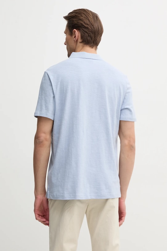 Одежда Поло с примесью льна Calvin Klein K10K114136 голубой