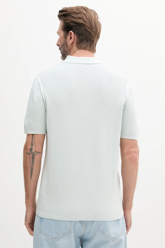 Polo tričko Calvin Klein K10K114465 zelená SS25