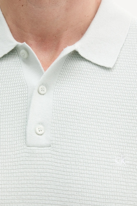 Polo tričko Calvin Klein zelená K10K114465