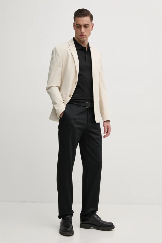Поло Calvin Klein K10K114474 чорний SS25
