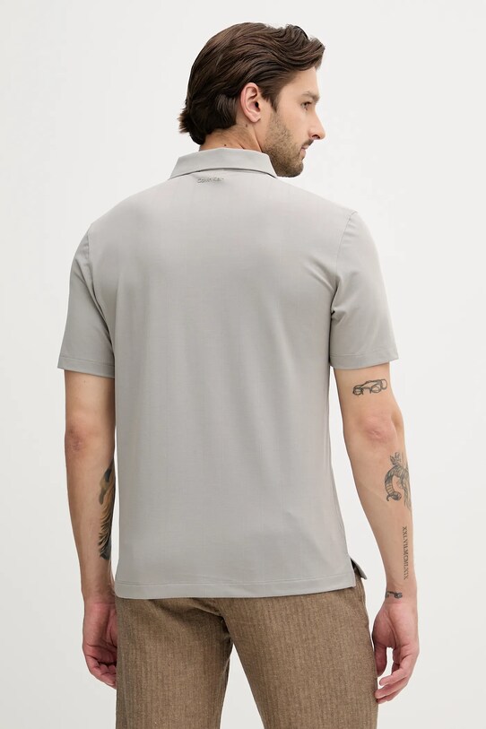 Îmbrăcăminte Calvin Klein tricou polo LV04LB220G gri