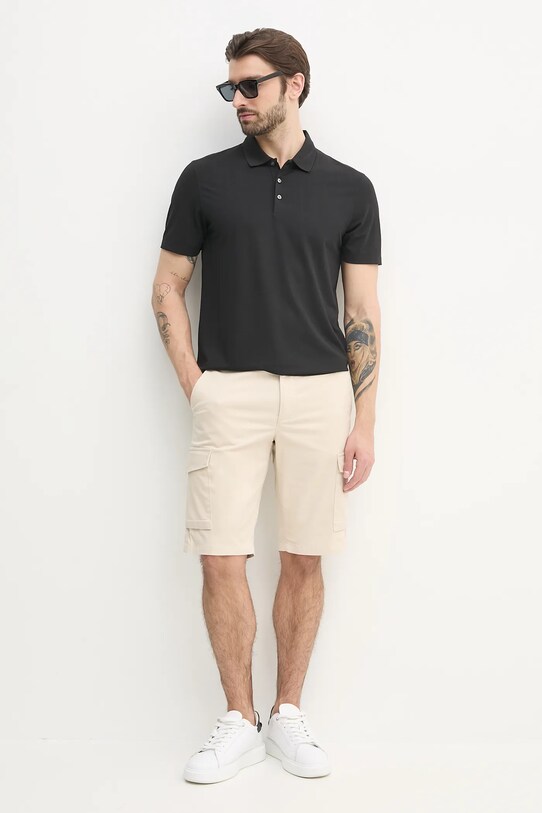 Calvin Klein polo LV04LB220G czarny SS25