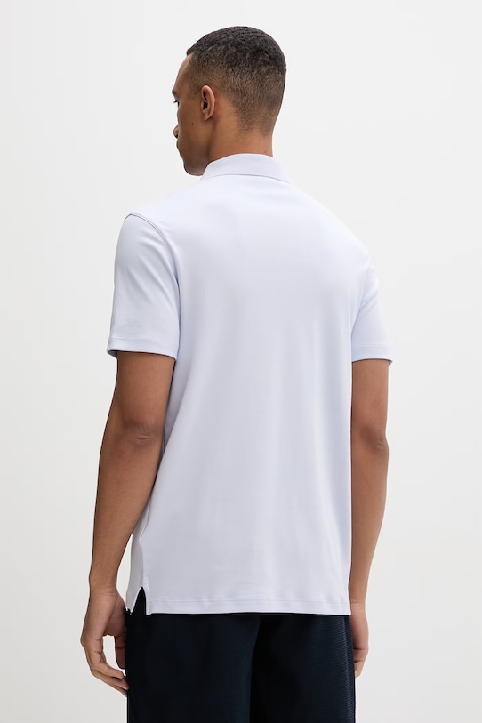 Odzież Calvin Klein polo męskie bawełniane LV04LB276G fioletowy