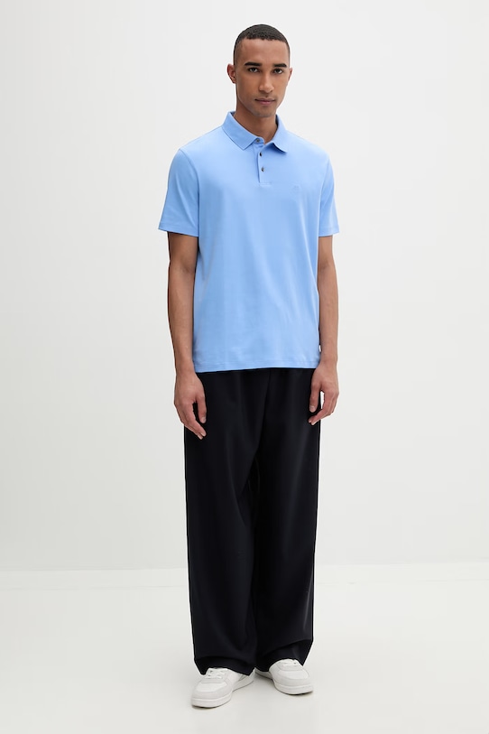 Calvin Klein póló férfi pamut LV04LB276G kék SS26