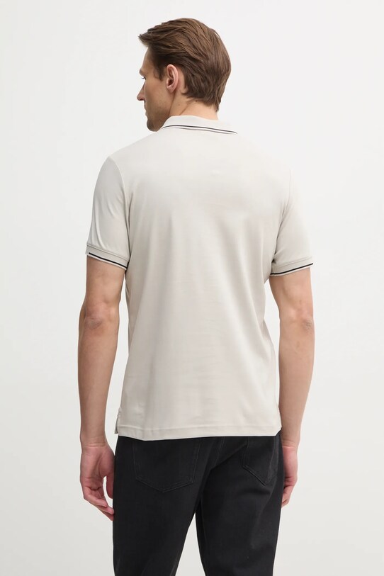 Odzież Calvin Klein polo bawełniane K10K114130 szary