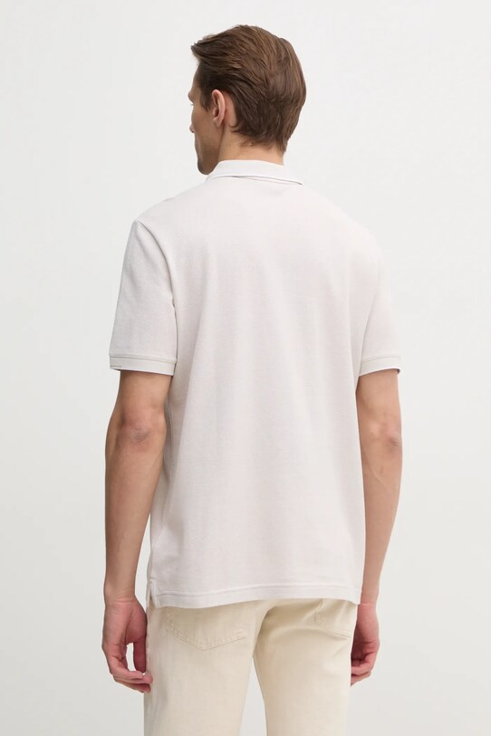 Îmbrăcăminte Calvin Klein polo de bumbac K10K114475 bej