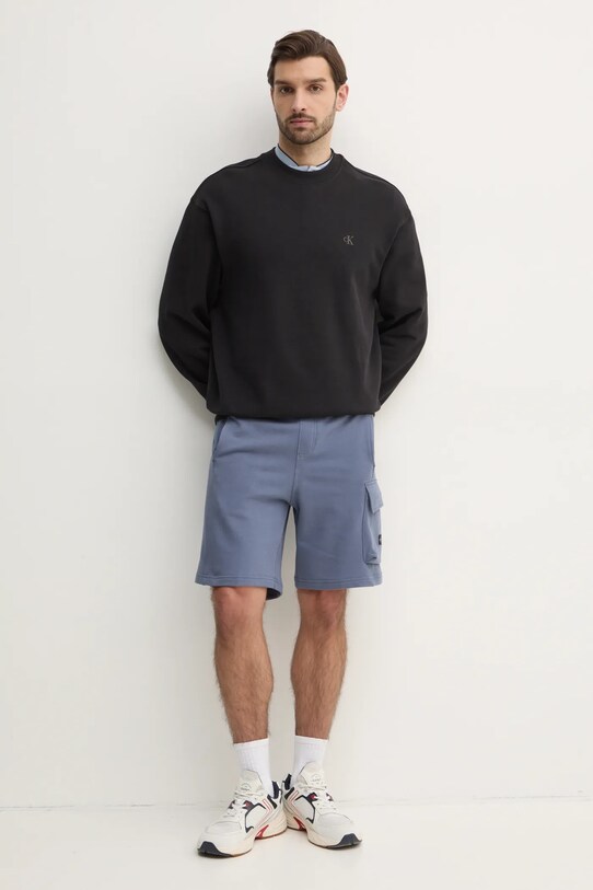 Calvin Klein polo K10K114139 niebieski SS25