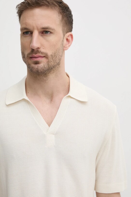 Tommy Hilfiger polo beżowy UM0UM03528