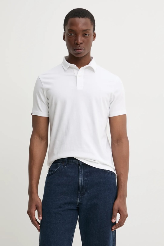 Superdry polo in cotone bianco M1110440A.01C