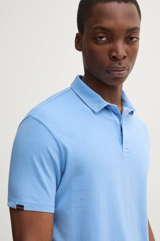 Superdry polo de bumbac albastru M1110440A.BYJ