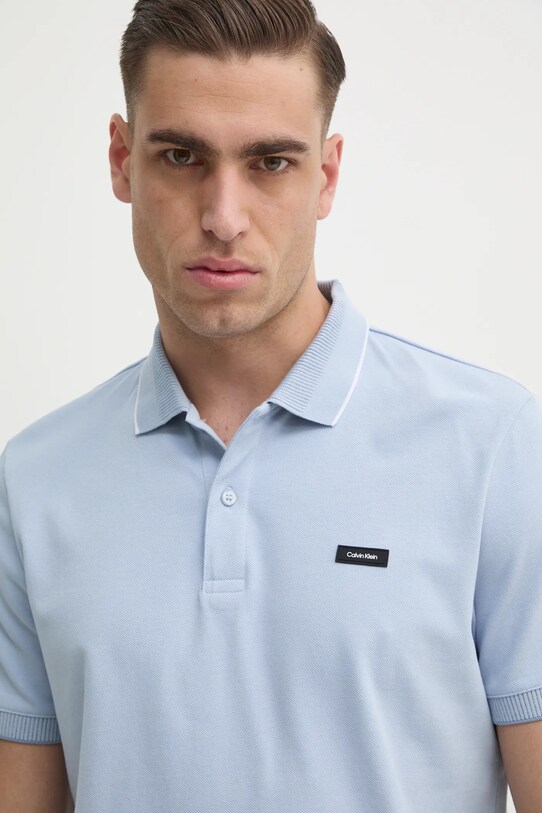 Поло Calvin Klein блакитний K10K114141