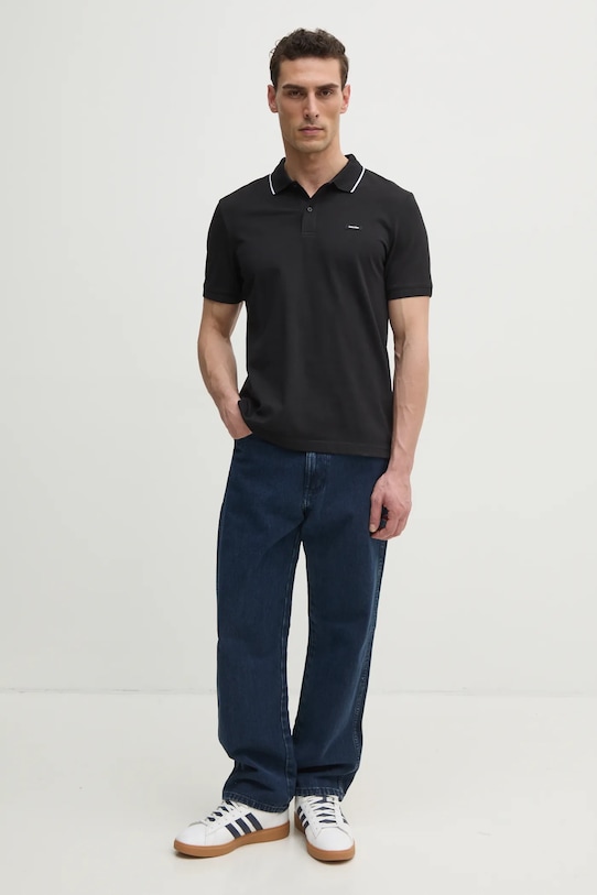 Поло Calvin Klein K10K114141 чёрный SS25