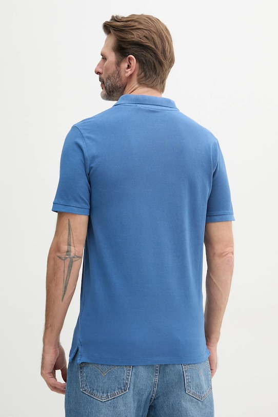 Oblečenie Bavlnené polo tričko Guess F5GP00.K9WF1 modrá
