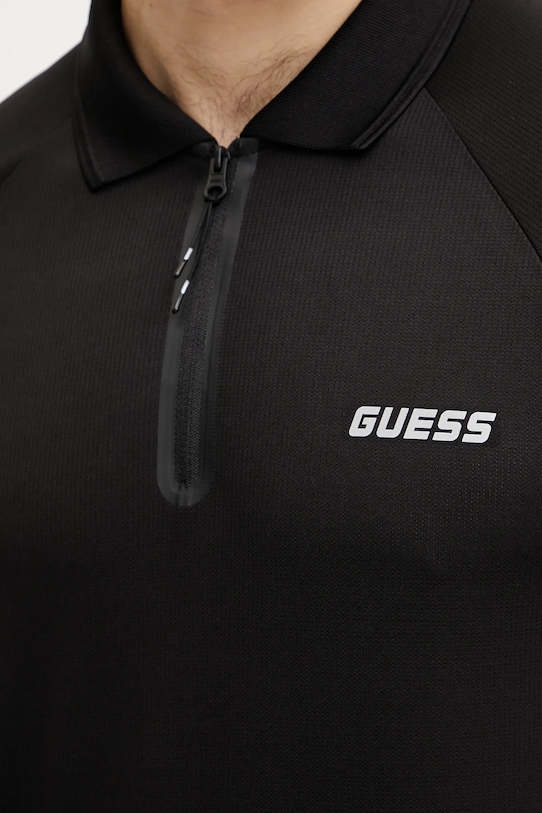 Polo majica Guess JAISS Z5GP00.KCQU2 crna