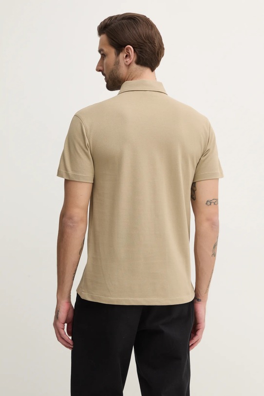 Îmbrăcăminte Calvin Klein Jeans polo de bumbac J30J327240 bej