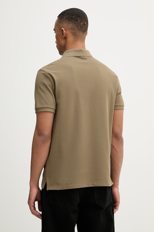 Odzież Calvin Klein Jeans polo męskie bawełniane LV040EM269 zielony