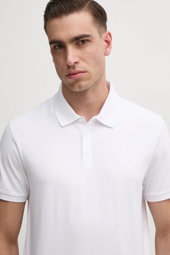 Polo tričko Calvin Klein Jeans biela LV040HM281