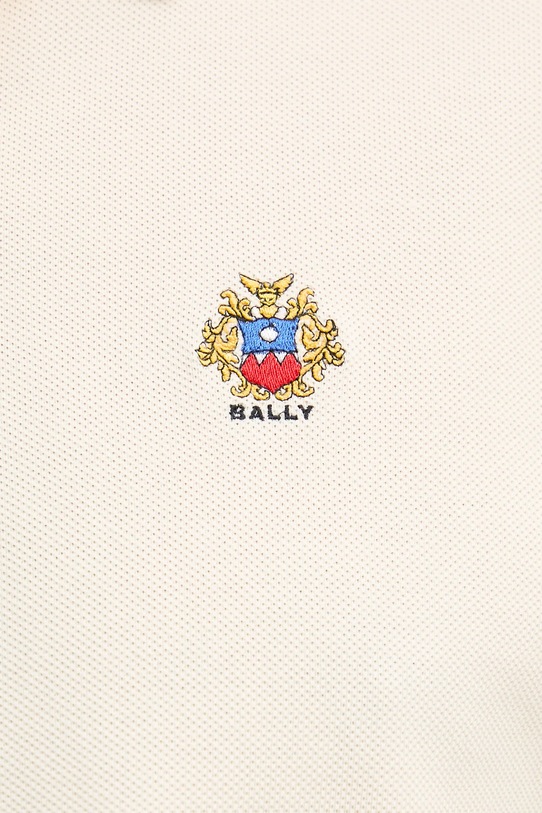 Bally polo bawełniane MJE06N beżowy