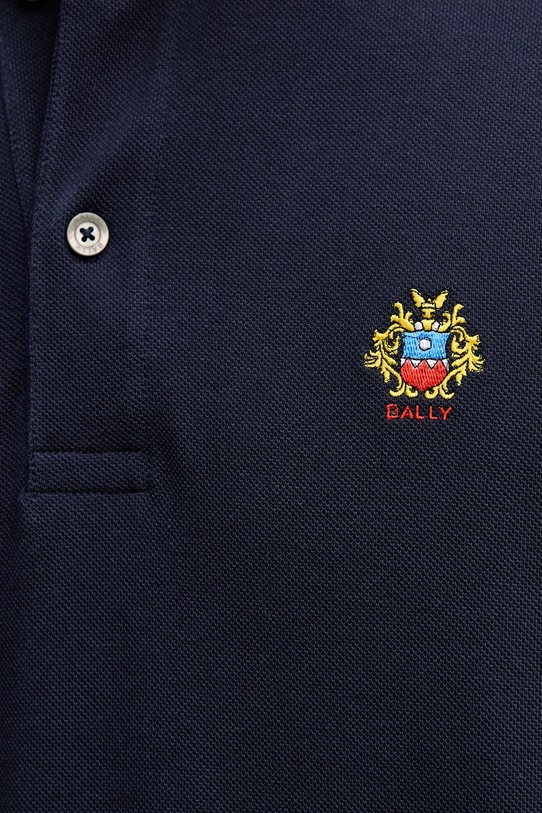 Bally polo bawełniane MJE06N granatowy