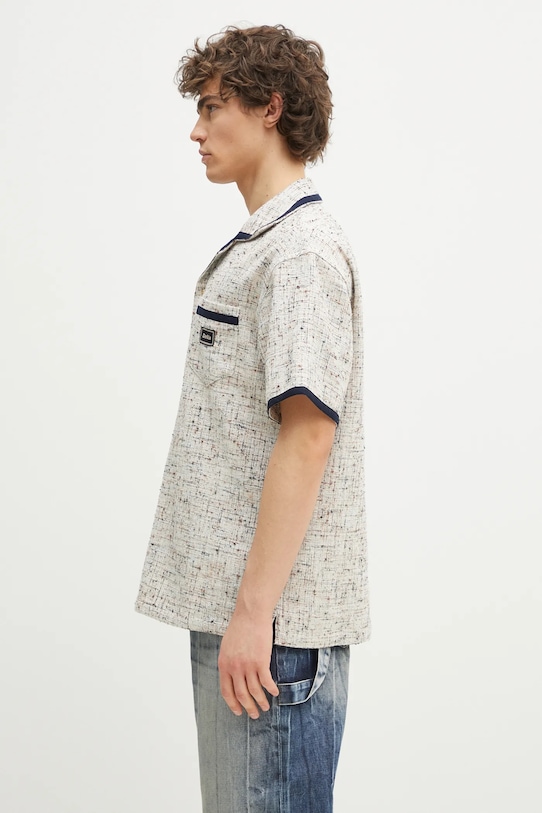 Drôle de Monsieur tricou polo Le Polo Drule Tweed G.PL153.CO177.MC bej SS25