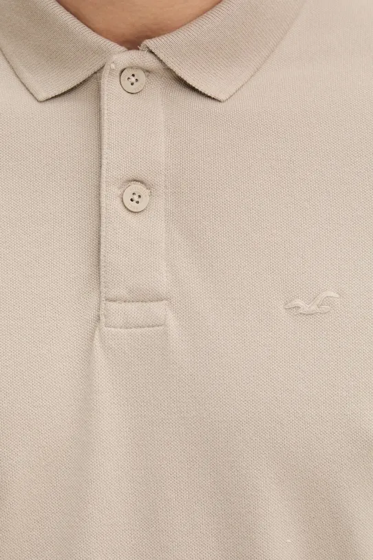 Hollister Co. polo KI324.5168.400 beżowy