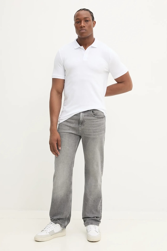 Hollister Co. polo KI324.5172.100 biały SS25