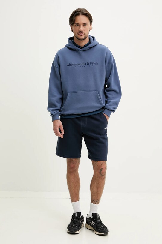 Hollister Co. poló KI324.5172.200 sötétkék SS25