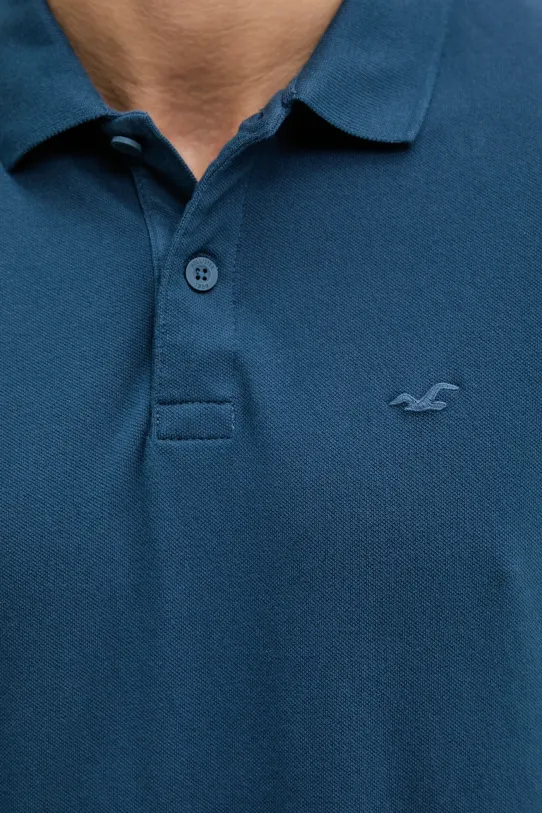 Hollister Co. tricou polo KI324.5172.200 bleumarin