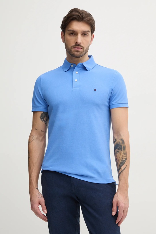 Polo tričko Tommy Hilfiger modrá MW0MW17771.