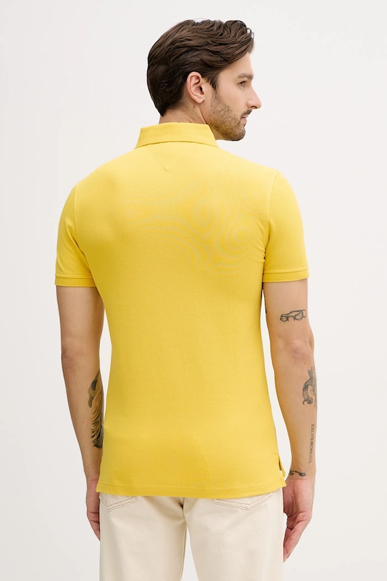 Odzież Tommy Hilfiger polo MW0MW17771. żółty