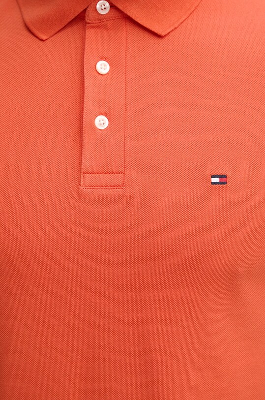 Polo tričko Tommy Hilfiger MW0MW17771. oranžová