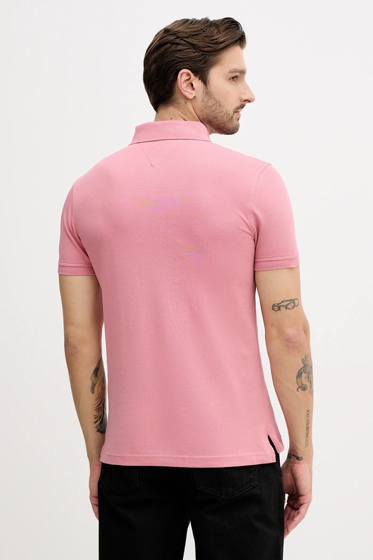 Odzież Tommy Hilfiger polo MW0MW17771. różowy