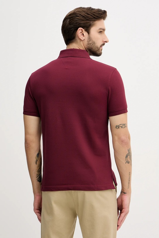Îmbrăcăminte Tommy Hilfiger tricou polo MW0MW17771. burgundia