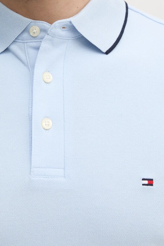 Polo tričko Tommy Hilfiger MW0MW38458 modrá