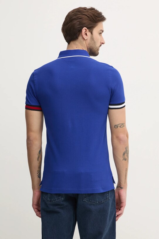 Odzież Tommy Hilfiger polo MW0MW38458 niebieski