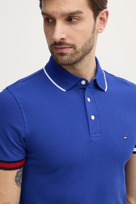 Tommy Hilfiger polo niebieski MW0MW38458