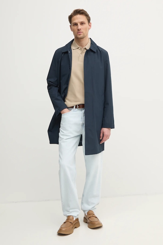Πόλο Tommy Hilfiger MW0MW38951 μπεζ SS25