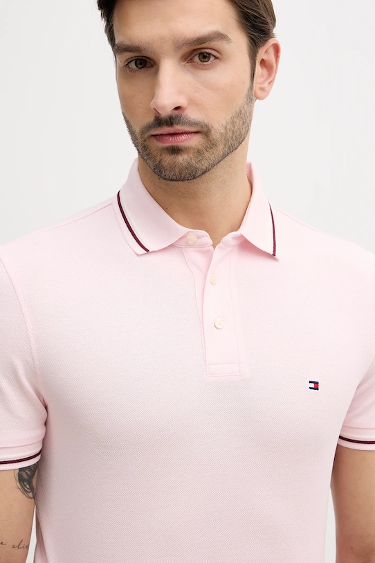 Tommy Hilfiger polo różowy MW0MW39993
