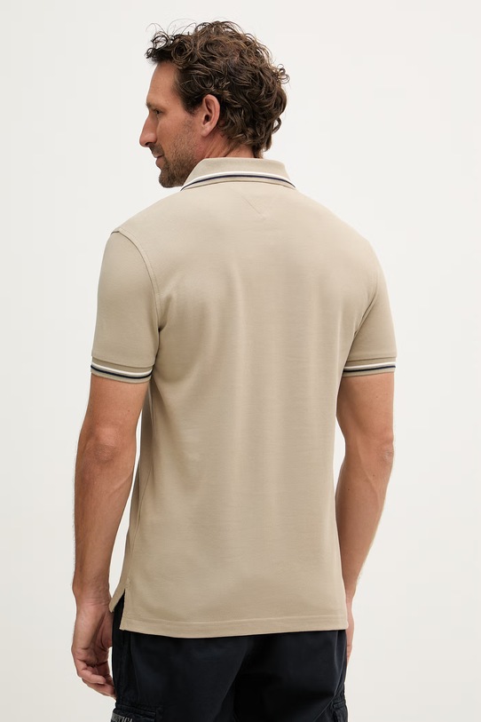 Odzież Tommy Hilfiger t-shirt męski bawełniany MW0MW39993 zielony