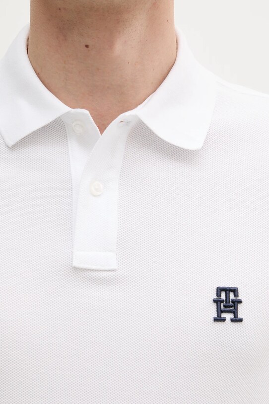 Tommy Hilfiger pamut póló fehér MW0MW33167