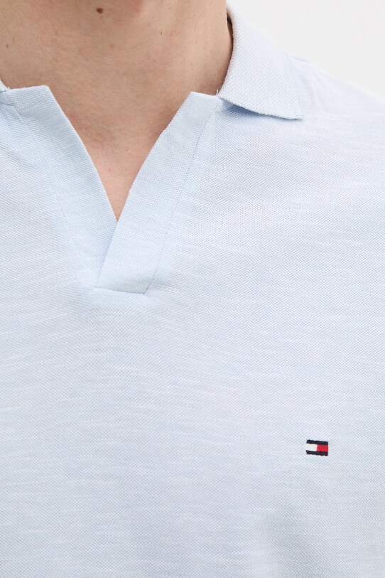 Bavlnené polo tričko Tommy Hilfiger modrá MW0MW38482
