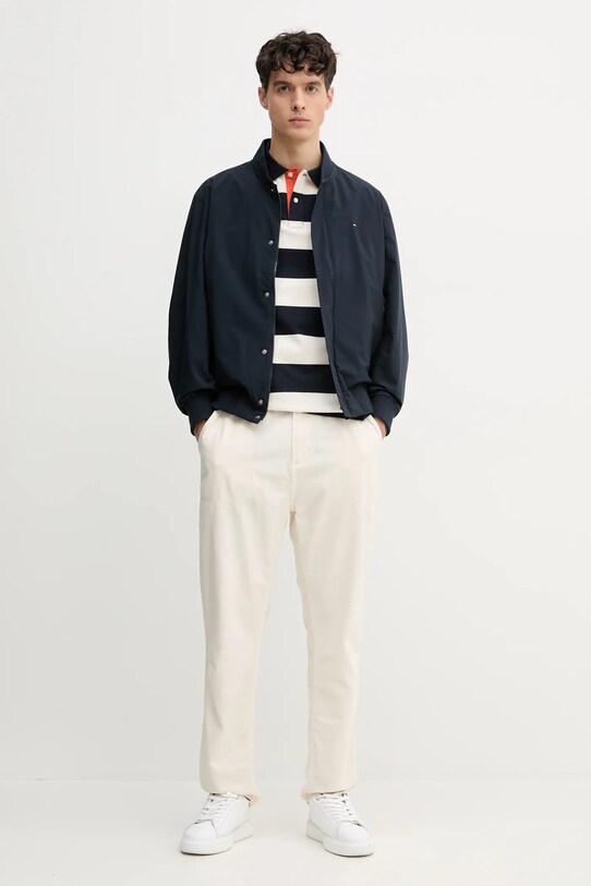 Tommy Hilfiger polo MW0MW39045 granatowy SS25