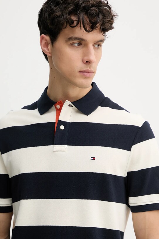 Tommy Hilfiger polo granatowy MW0MW39045